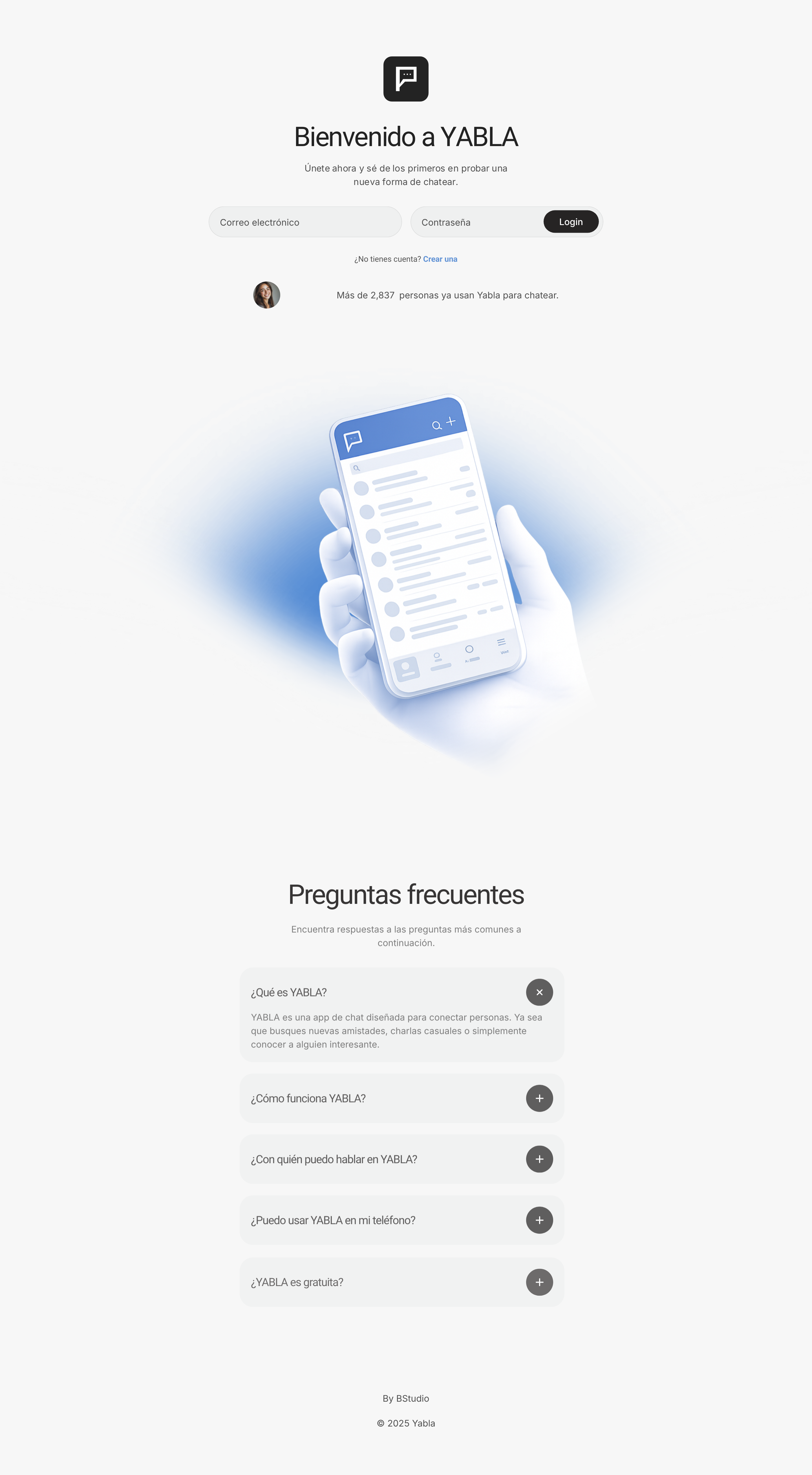 Chat web Website Preview